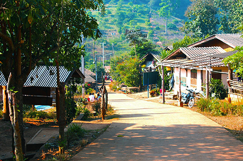 ชุมชนบ้านปางแดงใน อ.เชียงดาว จ.เชียงใหม่