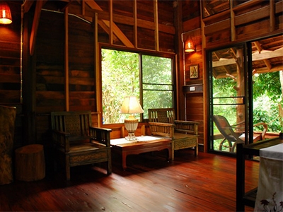 บ้านป่าริมธาร โฮมสเตย์ ทุ่งเพล จันทบุรี