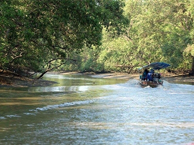 เส้นทางเลาะไปตาม ป่าชายเลน .. เรือนริมเลโฮมสเตย์ คลองโคน สมุทรสงคราม