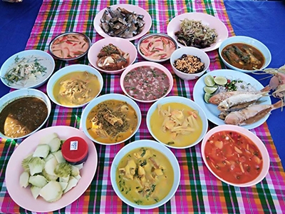 สวนลุงเจริญ Food at Home ร้านอาหารพื้นบ้าน และ Homestay ปากพนัง นครศรีธรรมราช