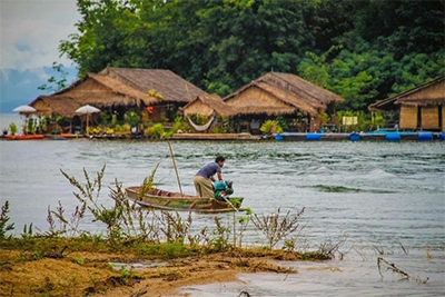 Sweet home floating house กาญจนบุรี 甜蜜之家漂浮民宿 泰国酒店