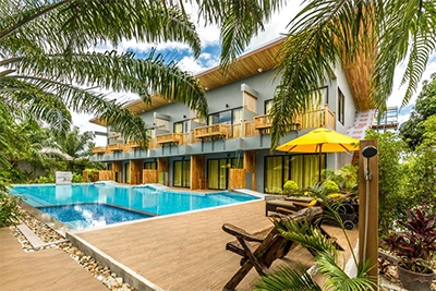 เลอเพชรวิลล่า อ.ขนอม นครศรีธรรมราช 佩斯度假村  泰国酒店